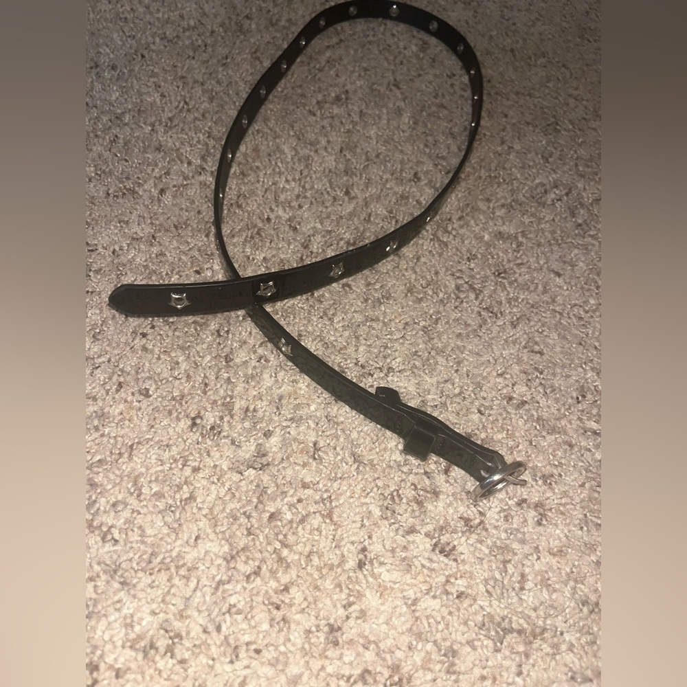 Studded Stars Black Belt